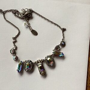 Firefly Aurora Borealis crystal necklace